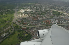 View of Clifton from A380 (Airbus).