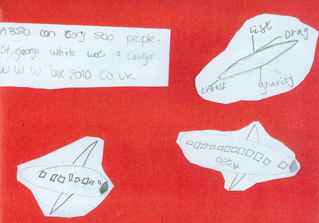 The pupils also created information posters about what they had learnt about local aviation. You can see details from their pictures here.