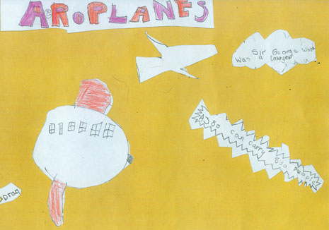 The pupils also created information posters about what they had learnt about local aviation. You can see details from their pictures here.