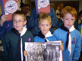 Members of Brunel District scouts.