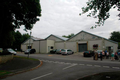 The three flight sheds used by the British & Colonial Aeroplane Company in 1910, as they are today. They are the oldest surviving aviation sheds in Europe.