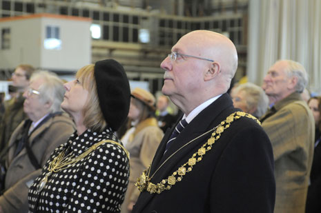 The Lord Mayor and Lady Mayoress of Bristol (Airbus/Martin Chainey).