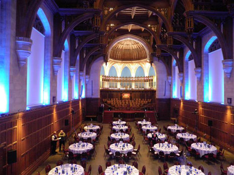 A dinner was held in the Great Hall at the university on 12 November to thank some of those who have contributed to the BAC 100 programme this year.