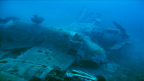 Bristol Beaufighter shot down in the war discovered on the sea bed.