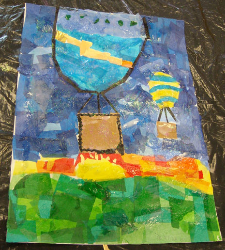 Year 6 had a BAC 100 science workshop in March and in May they had a half-day collage-making workshop.