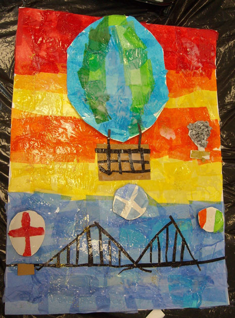 Year 6 had a BAC 100 science workshop in March and in May they had a half-day collage-making workshop.