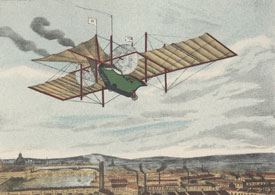 Artist's impression of Henson's Aerial Steam Carriage reproduced in M J B Davy's Henson and Stringfellow, 1931.